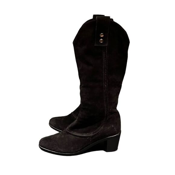 Vaneli‎ black cowboy -ish boots. Size 8M - Picture 11 of 11